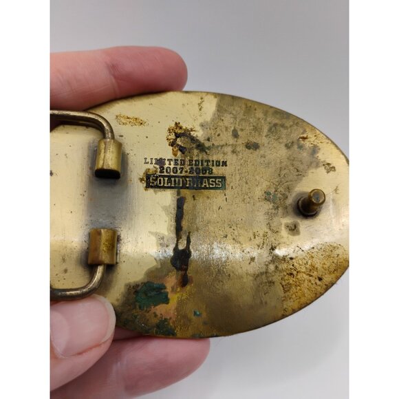 Vintage WILD WELL CONTROL Brass Limited Edition Belt Buckle - Picture 7 of 10